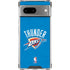 NBA OKC Thunder Distressed Google Pixel 8 Clear Case